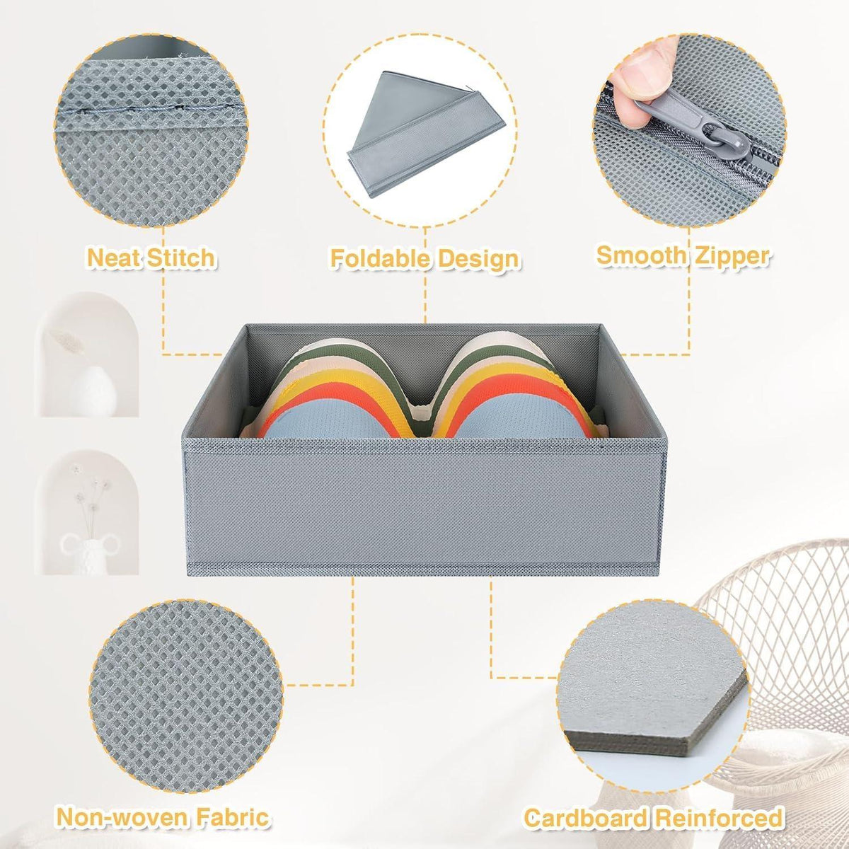 Schubladen Organizer Unterwäsche 15er Set Aufbewahrungsbox Hosen Kleidung