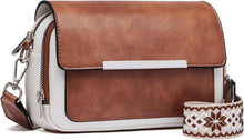 Damen Handy Umhängetasche Vegan Leder Crossbody Schultertasche