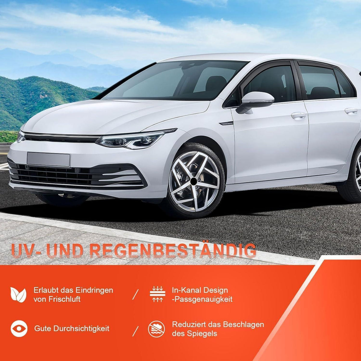 Windabweiser für VW Golf VII/VIII 5-Türer & Variant 2012-2023
