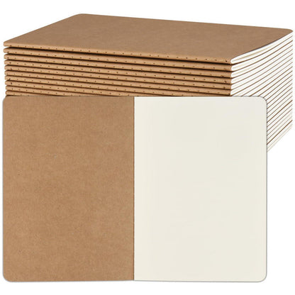 Notizbuch A5 blanko, 24er Pack, FSC-Papier, Künstler & Studenten