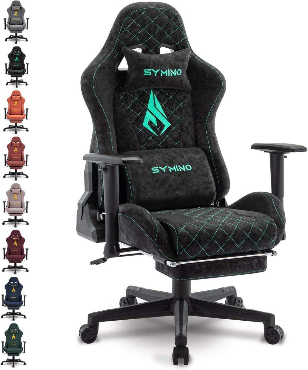 Gaming Stuhl Ergonomischer Rennstuhl-Design Vintage-PU-Leder Task