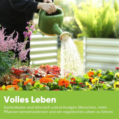 Hochbeet aus Metall 180x90x56cm Kräuterbeet Tomatenkäfigen