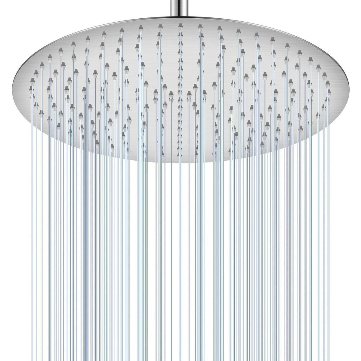 40cm Regendusche Edelstahl, Wasserfall Duschkopf mit 230 Düsen