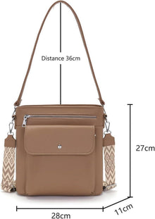 Damen Umhängetasche Mittelgroß Crossbody Bag Stilvoll und