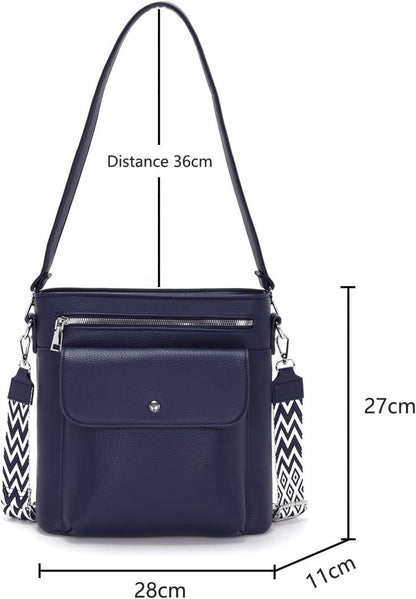 YISUOHOOM Umhängetasche Damen Mittelgroß Crossbody Bag