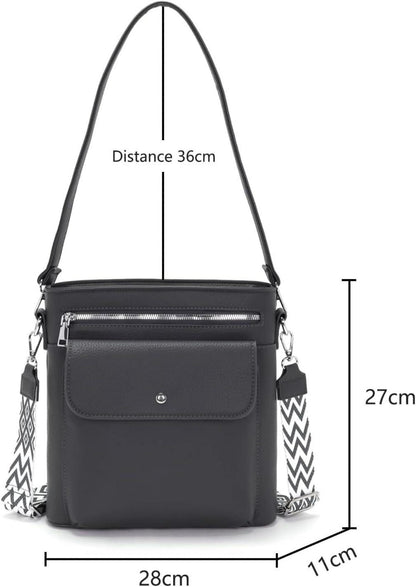 YISUOHOOM Umhängetasche Damen Mittelgroß Crossbody Bag