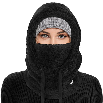 Sturmhaube Winter Mütze Fleece Warm Herren Damen Multifunktionale Maske