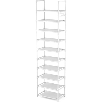 Schuhregal 10 Ebenen – Schuh-Organizer für 20-25 Paar Schuhe