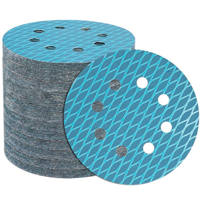 Schleifpapier 125mm Klett 400 Körnung Zirkonoxid 100 Stück