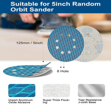 Schleifpapier 125mm Klett 400 Körnung Zirkonoxid 100 Stück