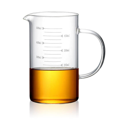 500ml Glas Messbecher V-Ausguss – Borosilikatglas