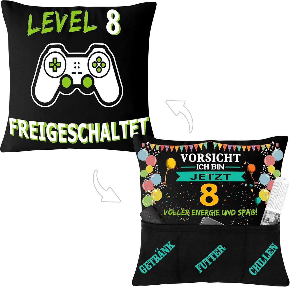 Kissenbezug Gamer 8 Jahre Junge Geschenkideen Zocker Jungs