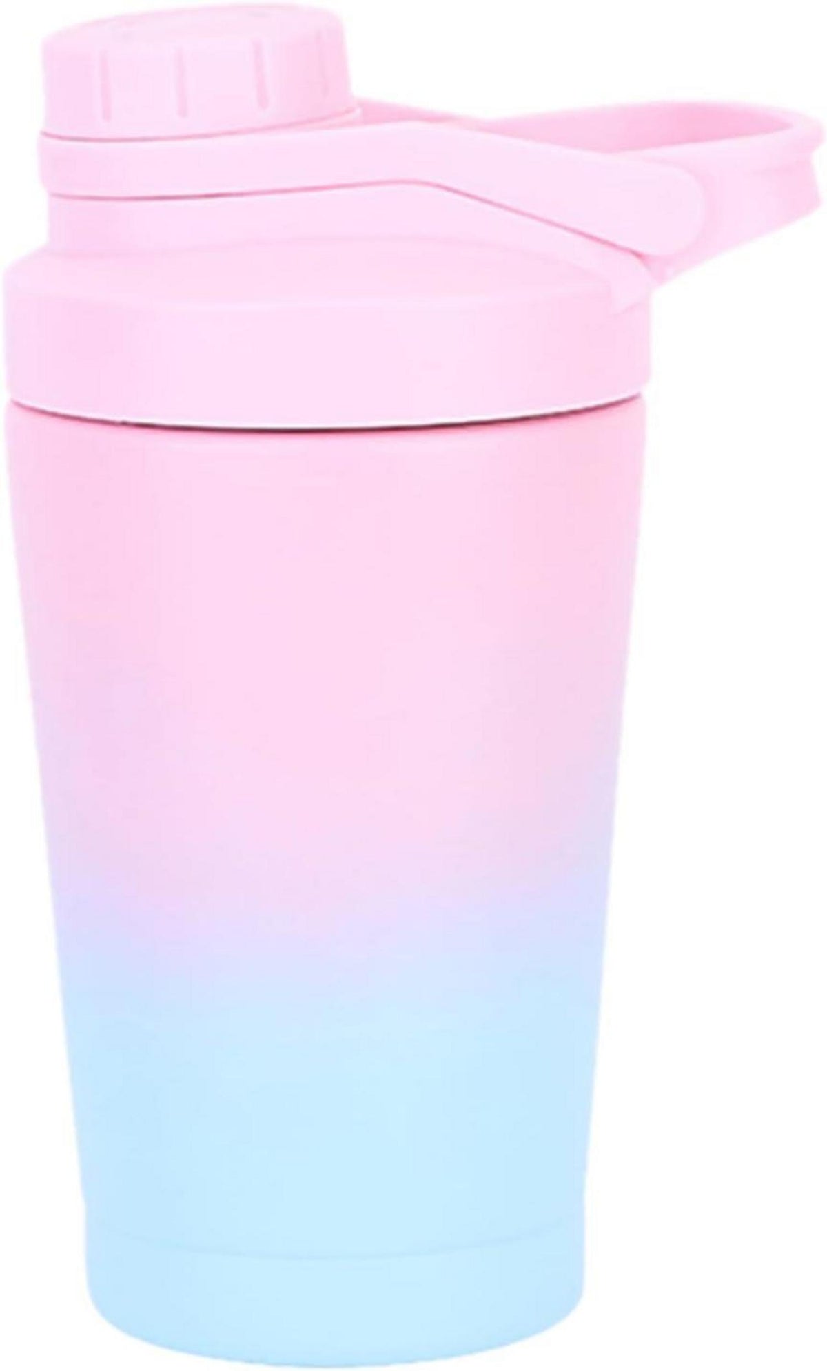 Protein Shaker Edelstahl 500ml doppelwandig Isoliert auslaufsicher