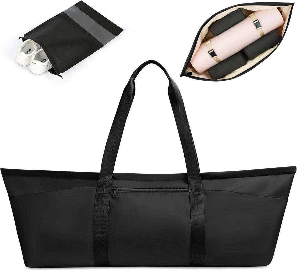 Sporttasche Damen Groß Yogatasche mit Nassfach & Schuhtasche