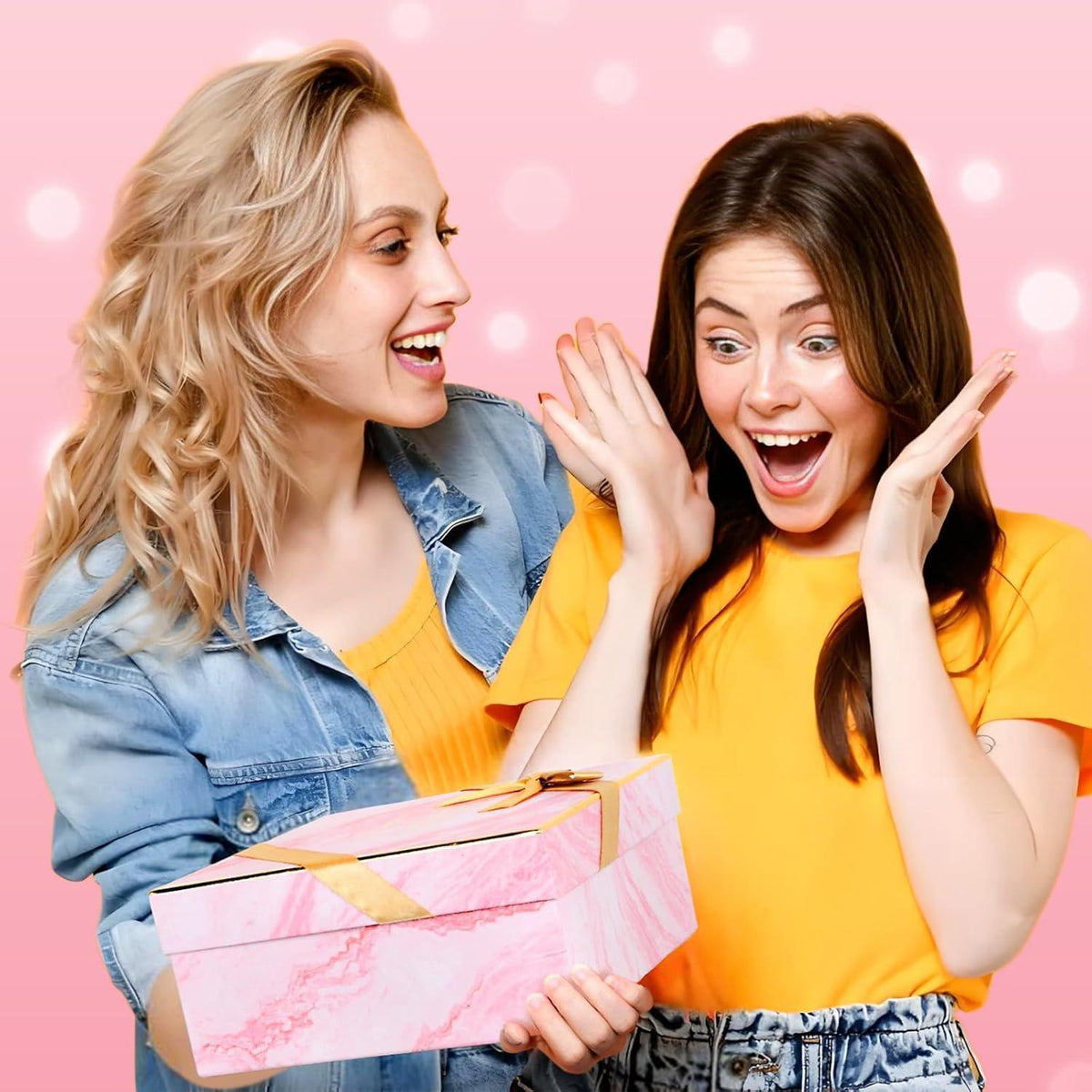 Geschenkset für Frauen: Thermobecher, Kerze & Armband
