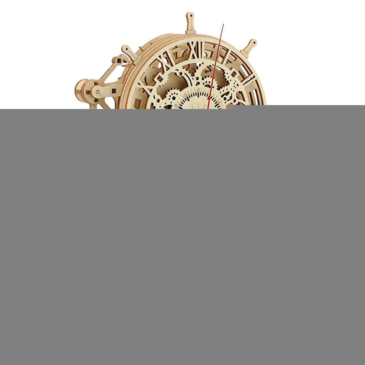 3D Holzpuzzle Uhr – Piratenschiff Modellbausatz zum Selberbauen