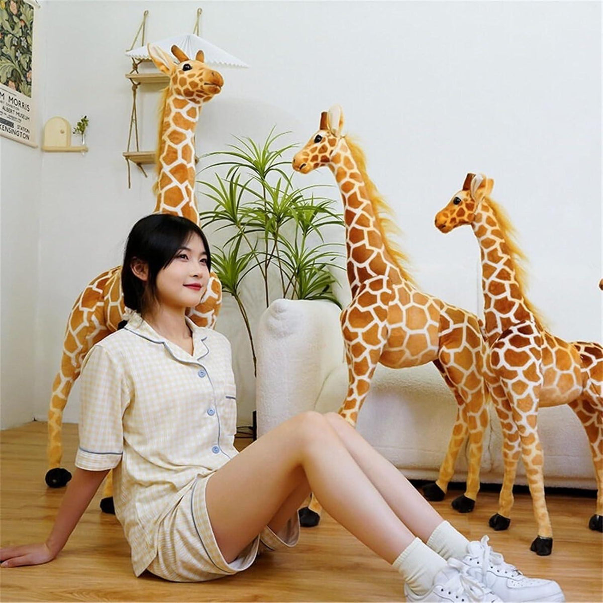 80 cm Giraffe Kuscheltier – Weiches Plüschtier Geschenk