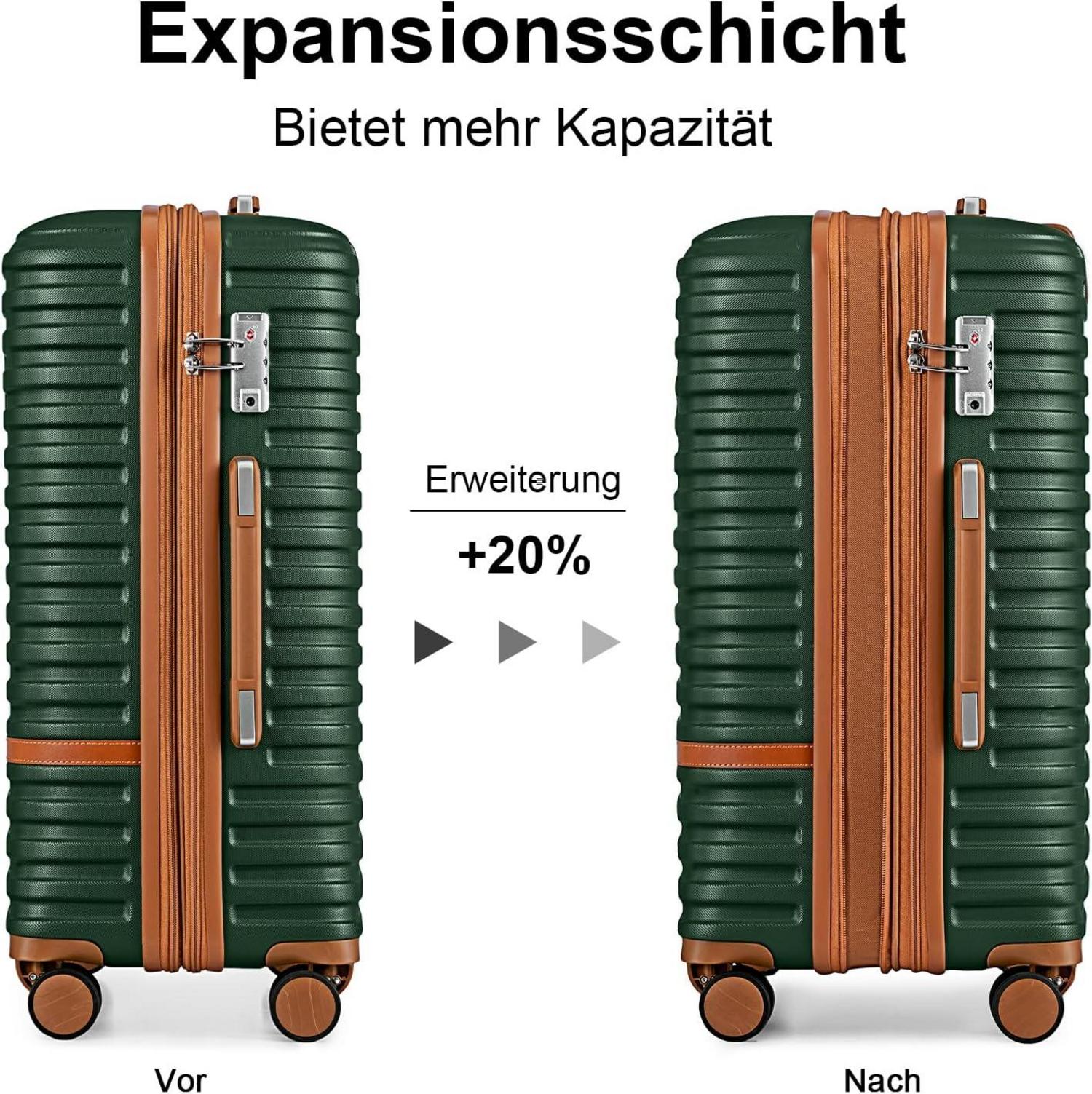 Joyway Kofferset 6tlg Hartschale Reisekoffer Beautycase
