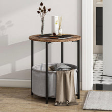 Runder Couchtisch mit Stauraum für Wohnzimmer & Schlafzimmer