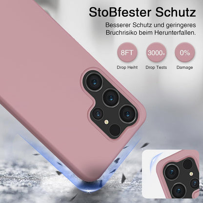 Handyhülle mit Band für Samsung S25 Ultra, Pink