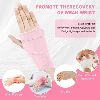 Handgelenkbandage mit Aluminiumstab für Schmerzlinderung und Stabilisierung (Links)