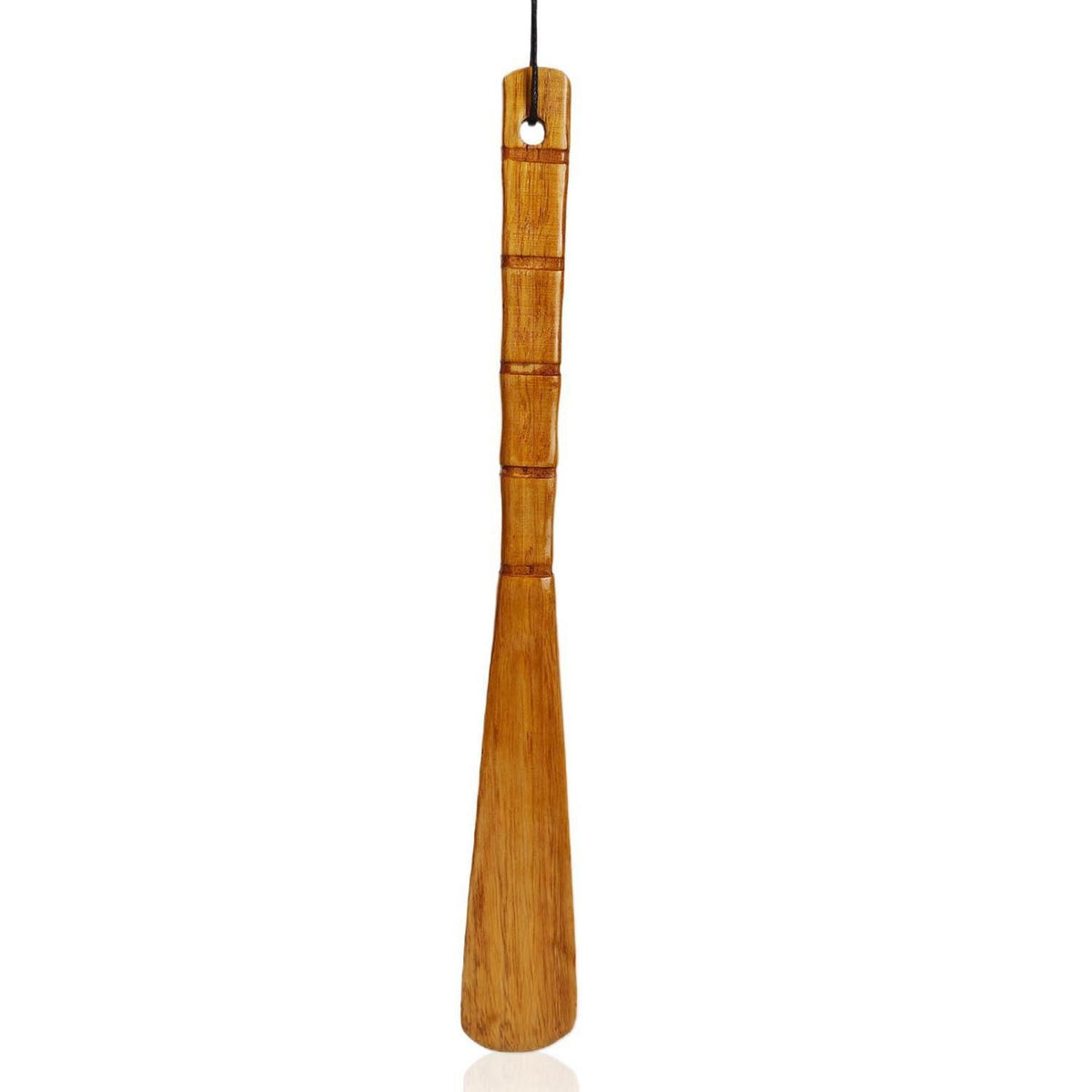 Holz Schuhlöffel mit langem Griff – Ideal für Schwangere