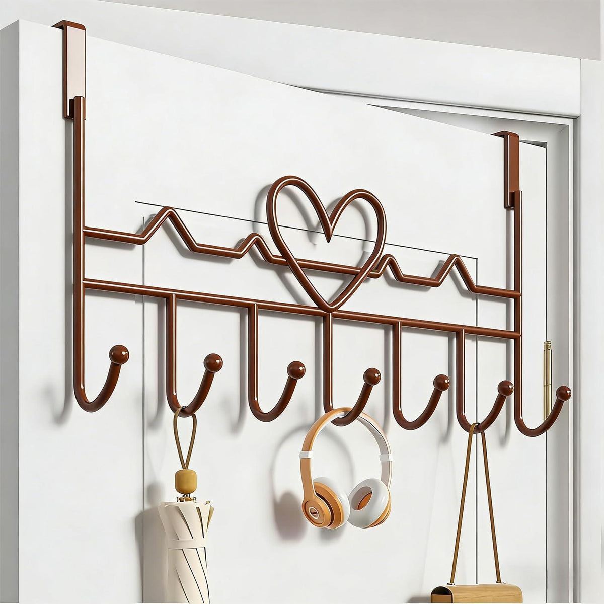 Türhaken Bronze – Vielseitiger Türaufhänger für Mantel & Handtuch