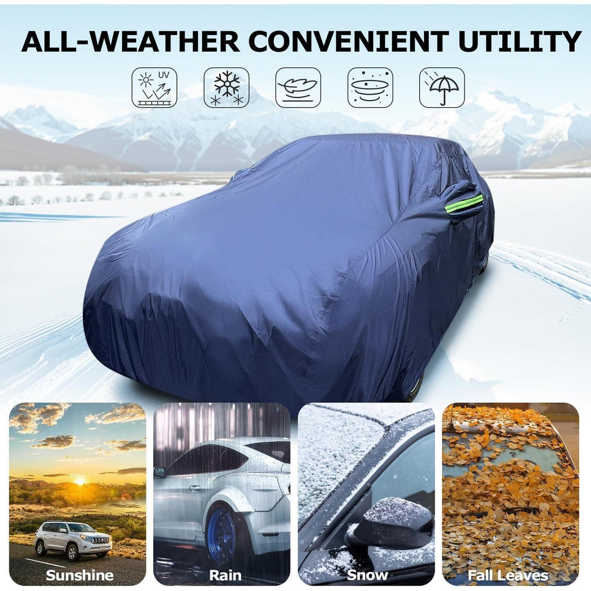 Autoabdeckplane Vollgarage für Audi A4 2010-2024
