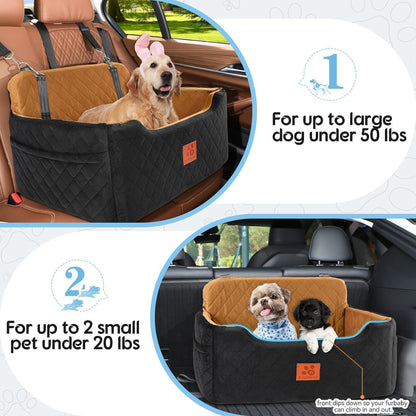 Hundesitz Auto – Komfortabler Autositz für Hunde bis 22kg