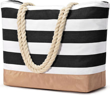 Große Wasserdichte Strandtasche Tote Bag mit Reißverschluss
