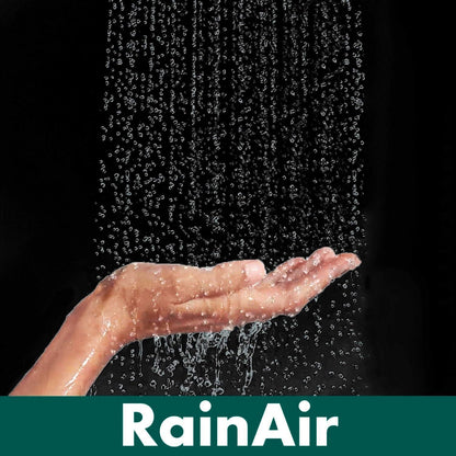 Großer Regendusche Duschkopf 36cm, Verstellbar & Selbstreinigend