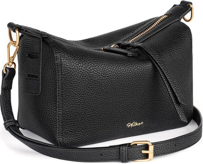 Umhängetasche Damen Leder Crossbody Schultertasche Handtasche