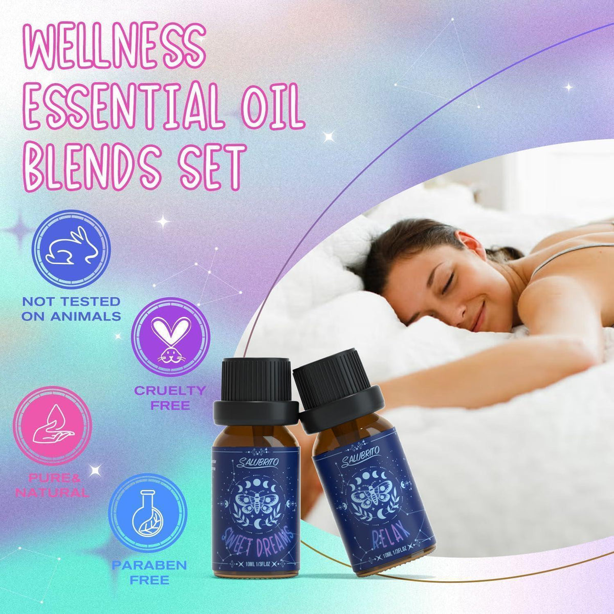 Ätherisches Öle Set für Aromatherapie – Entspannung & Wohlbefinden