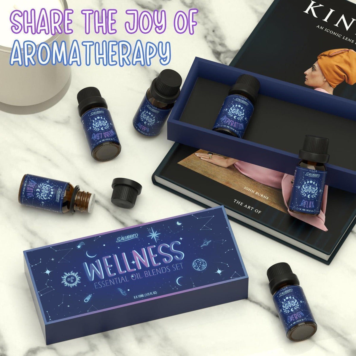Ätherisches Öle Set für Aromatherapie – Entspannung & Wohlbefinden