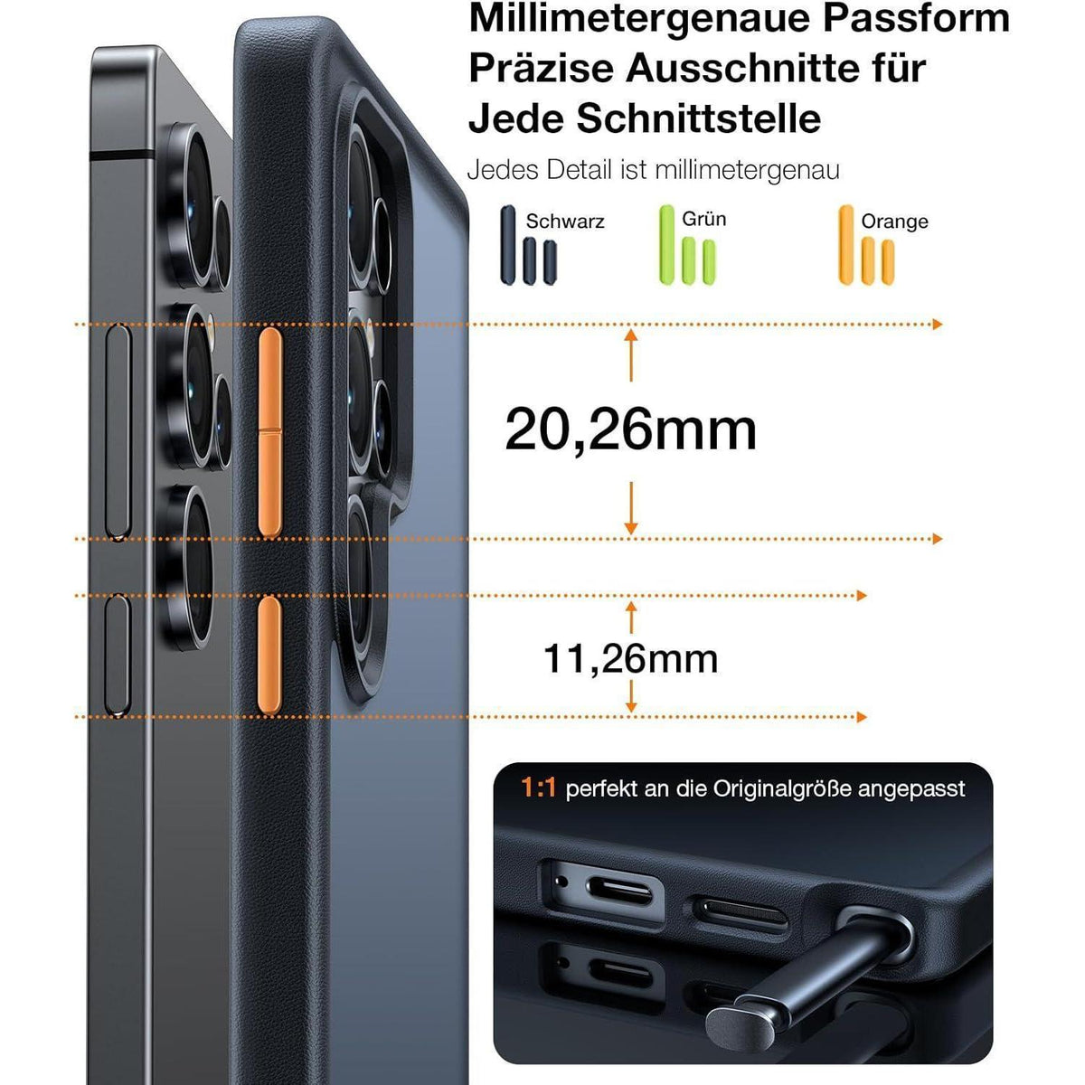 TORRAS S25 Ultra Hülle: Militärschutz, Luxus & Personalisierung