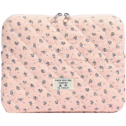 Puffy Laptop Hülle 11-15 Zoll, Süße Laptoptasche für MacBook & mehr, Rosa