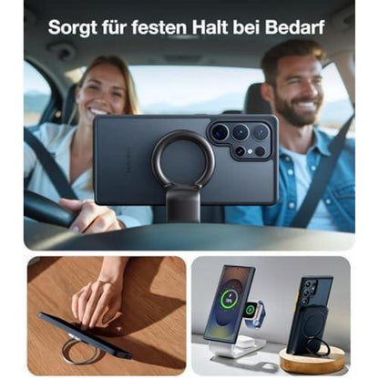 TORRAS Samsung Galaxy S25 Ultra Hülle MagSafe Stoßfest Schwarz
