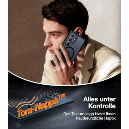 TORRAS Samsung Galaxy S25 Ultra Hülle MagSafe Stoßfest Schwarz