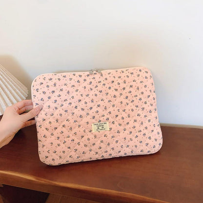 Puffy Laptoptasche für 11-15 Zoll Laptops, Rosa 13 Zoll