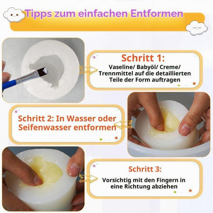 DIY Küken Squishy Set – Flüssigsilikon Basteln