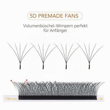 5D Volumen Wimpern Extension 13mm – Vorgefächert & Zeitsparend