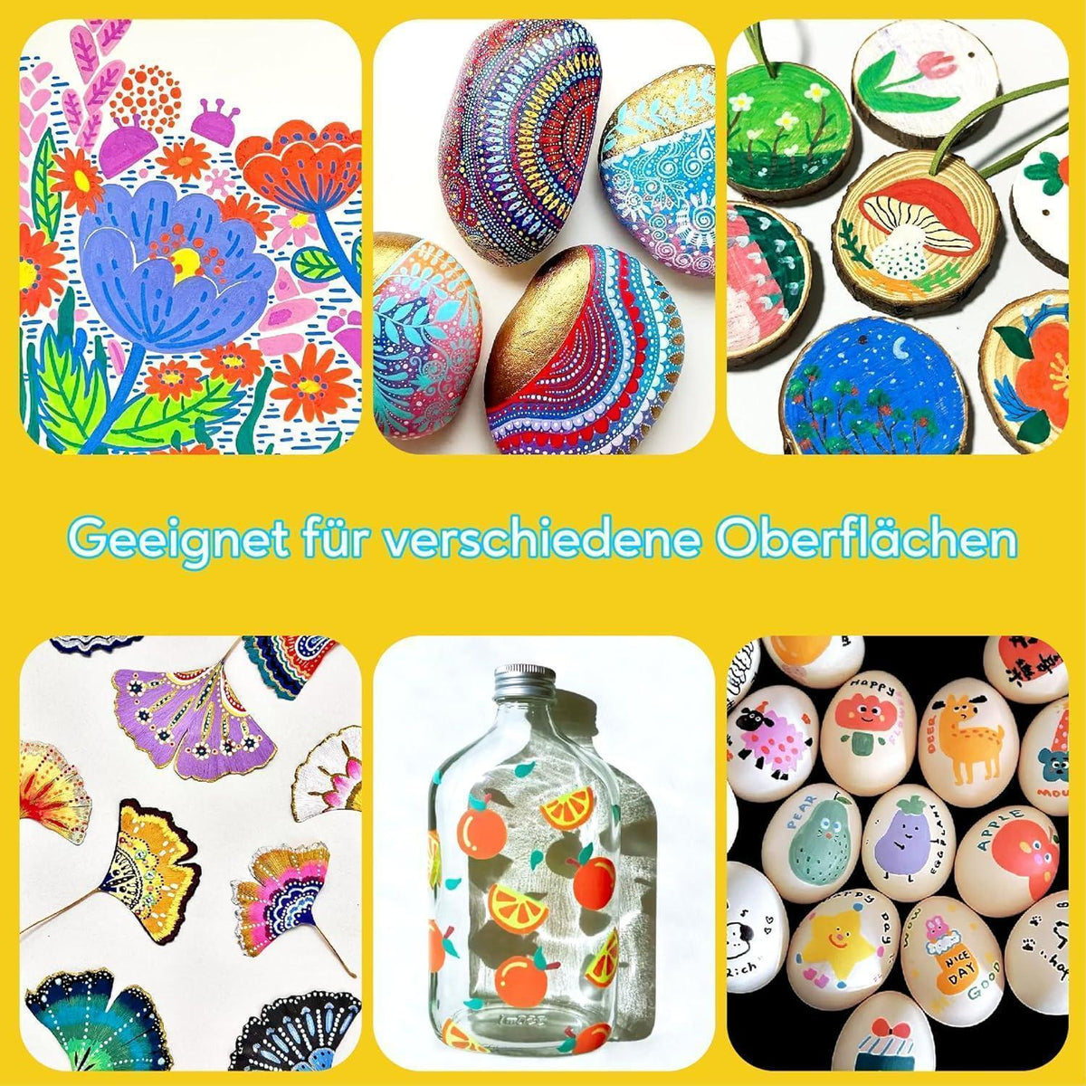 Acryl Marker Set 72 Farben – Dual Tip für Kunst & DIY