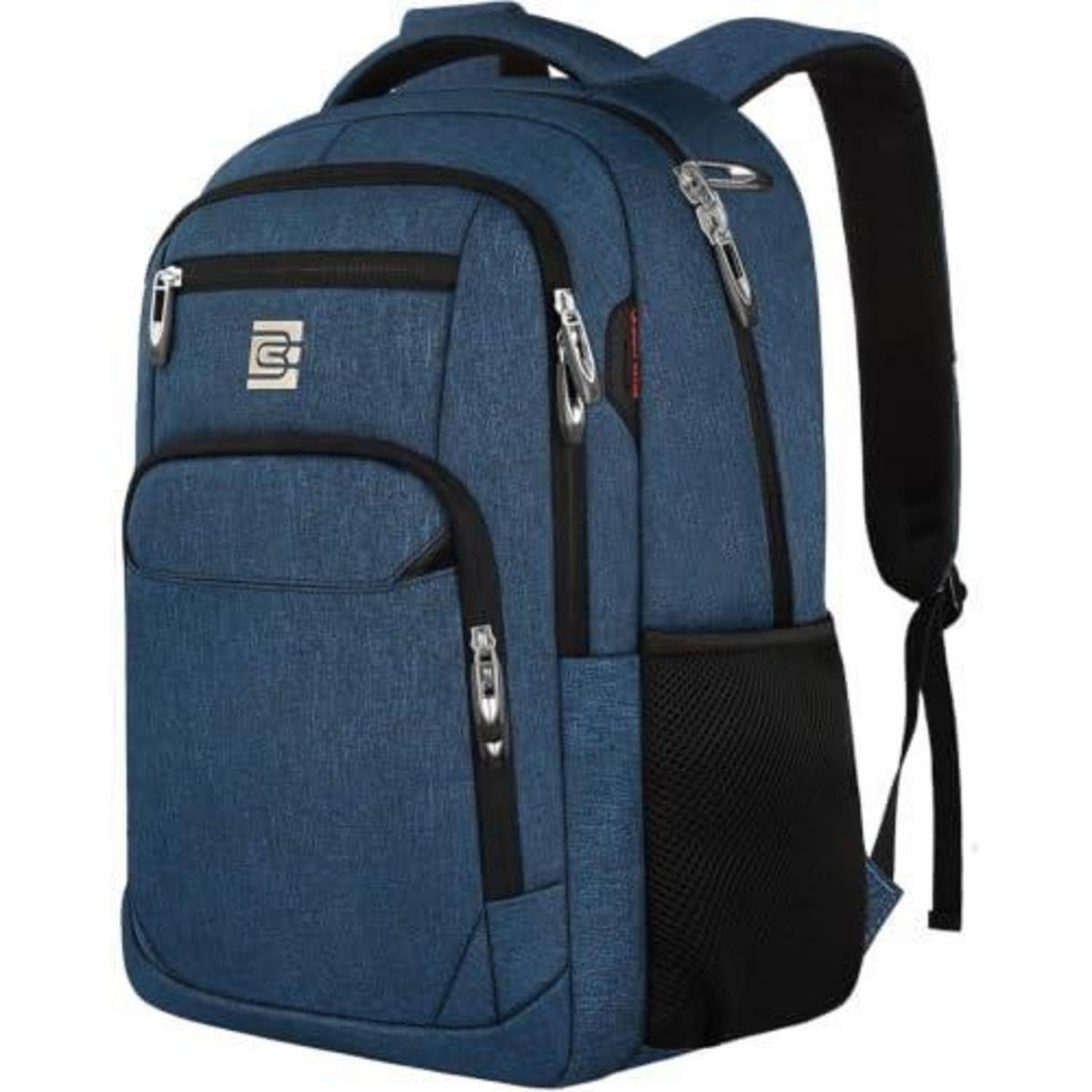 20 Zoll Laptop Rucksack Blau – Herren & Teenager Schulrucksack