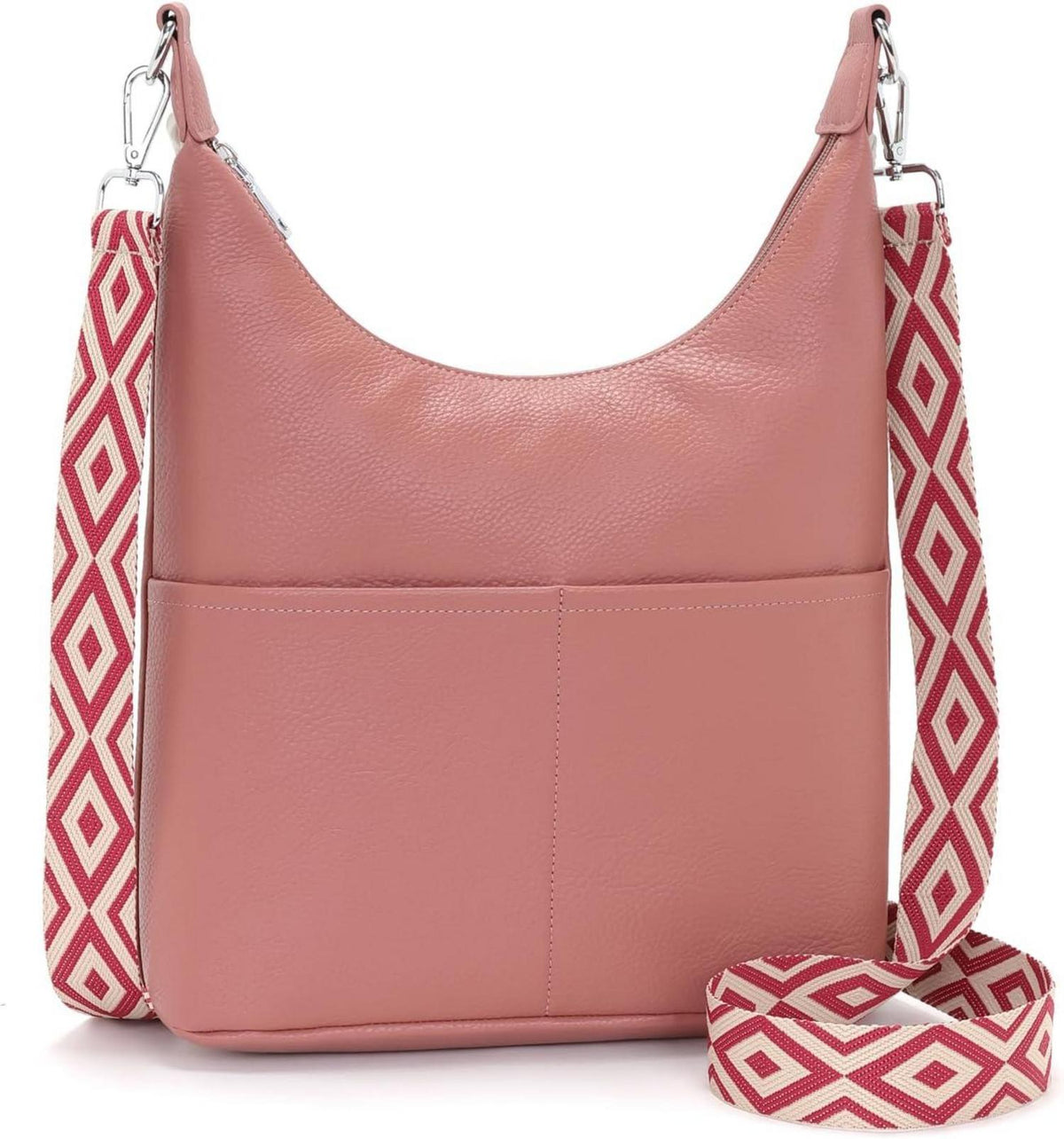 Damen Handtasche Groß Vegan Leder Umhängetasche Crossbody Tasche