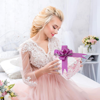 Geschenkpapier Blumenrosa – 43x10m Rolle für Hochzeitsgeschenke