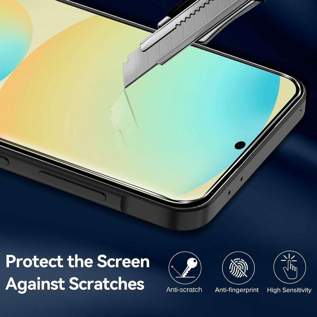 Schutzhülle mit Panzerglas für Samsung Galaxy A56 5G, Grün