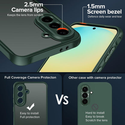 Schutzhülle mit Panzerglas für Samsung Galaxy A56 5G, Grün