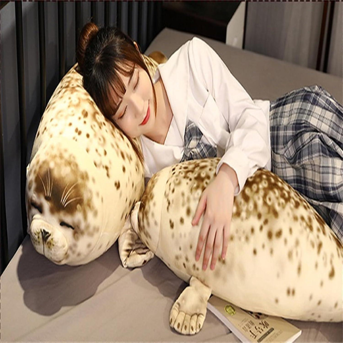 Seelöwe Kuscheltier Plüschtier 35 cm – Flauschiges Kissen für Kinder
