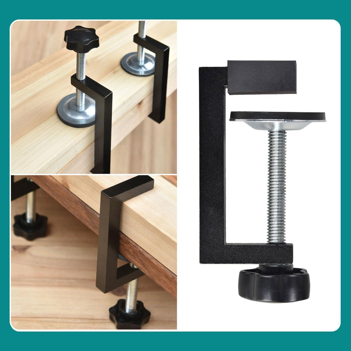 C-Zwinge 4er-Set, 10-57mm, Robust & Einstellbar