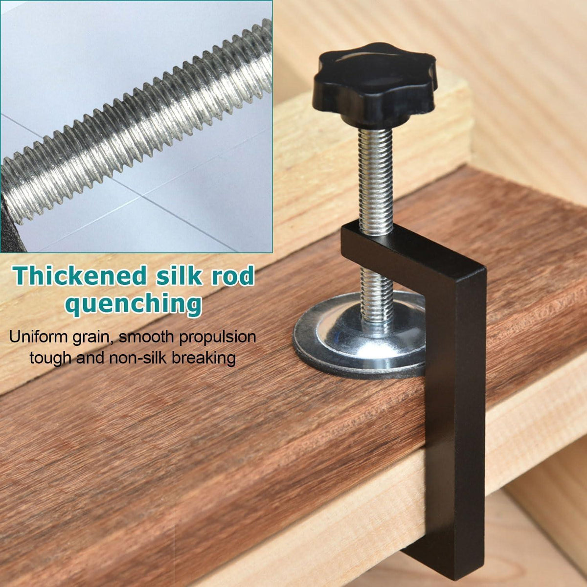 C-Zwinge 4er-Set, 10-57mm, Robust & Einstellbar